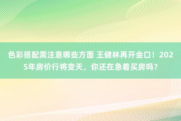 色彩搭配需注意哪些方面 王健林再开金口！2025年房价行将变天，你还在急着买房吗？