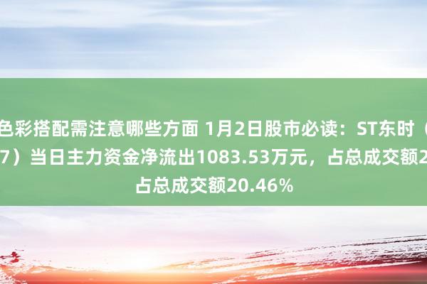 色彩搭配需注意哪些方面 1月2日股市必读：ST东时（603377）当日主力资金净流出1083.53万元，占总成交额20.46%